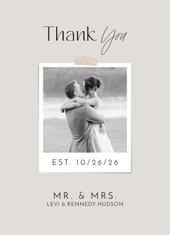 Snapshot Style Thank You